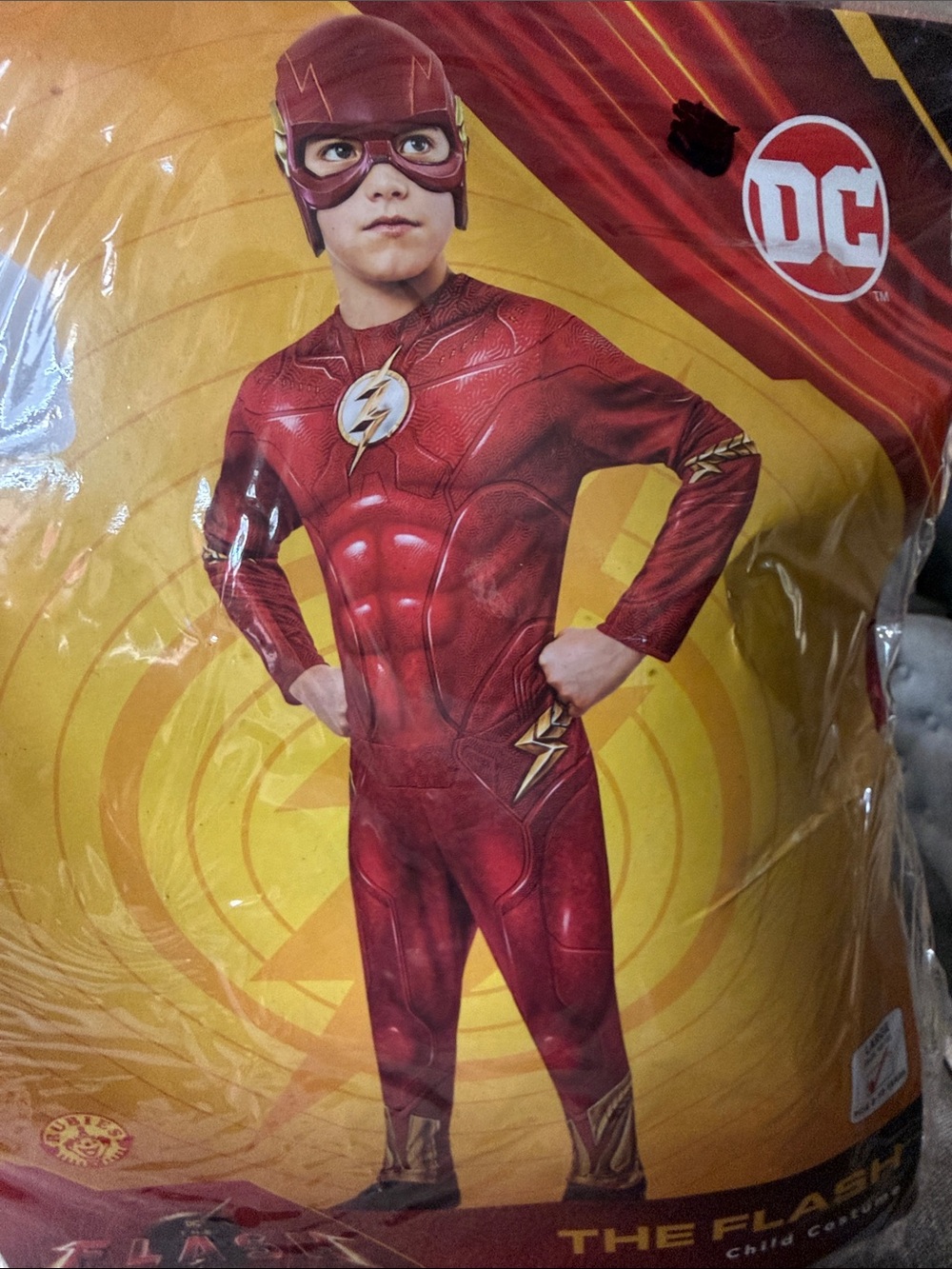 DC The Flash Kids Costume in Red and Gold